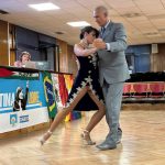 Celebración del 17 de octubre en Madrid: Tango y voces K en vivo