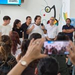 La Cámpora realiza acto de campaña en escuela con concejales y funcionarios