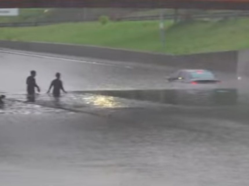 Impactante tormenta en Buenos Aires: 100 mm de lluvia en 2 horas
