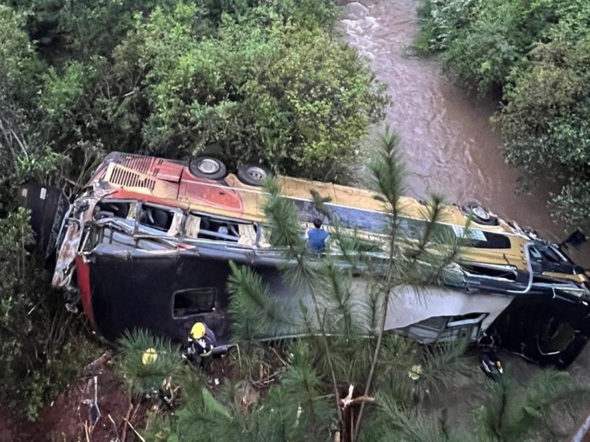Tragedia en Misiones: Micro y auto chocan, 9 muertos confirmados