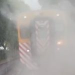 Trenes de la línea Urquiza: demoras por humo en una formación