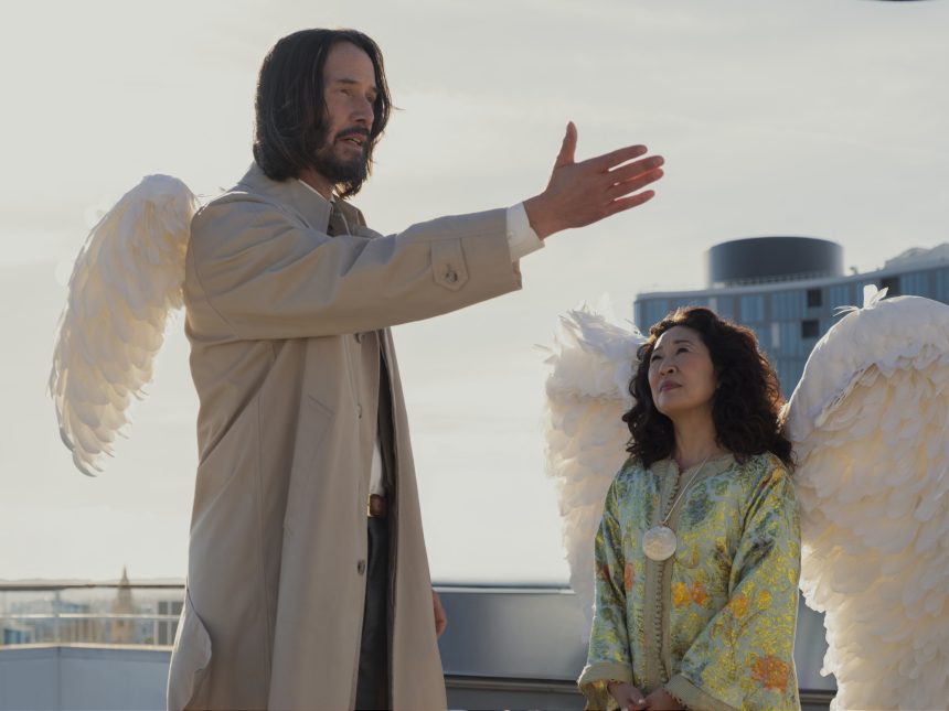 Keanu Reeves brilla en la comedia como un ángel torpe en ‘Cuando el cielo se equivoca