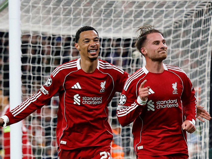 Alexis Mac Allister brilla y lleva al Liverpool a la victoria ante el Real Madrid