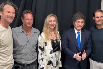 Javier Milei se reúne con Nadal, Nalbandian y Moyá en Miami