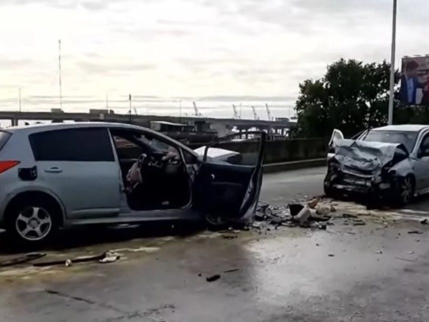 Impactante accidente en el Puente Avellaneda: tres heridos graves