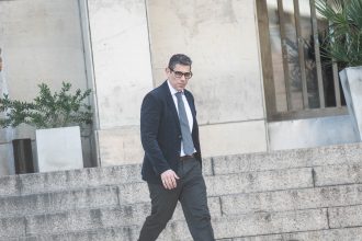 Estafan usando la identidad del presidente de la Cámara de Casación