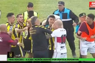 Escándalo en el Reducido: Deportivo Madryn elimina a Morón con gas pimienta