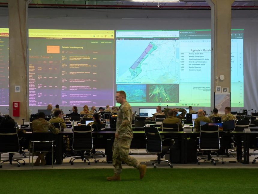 Cómo la base de EE.UU. está moldeando el futuro de Gaza