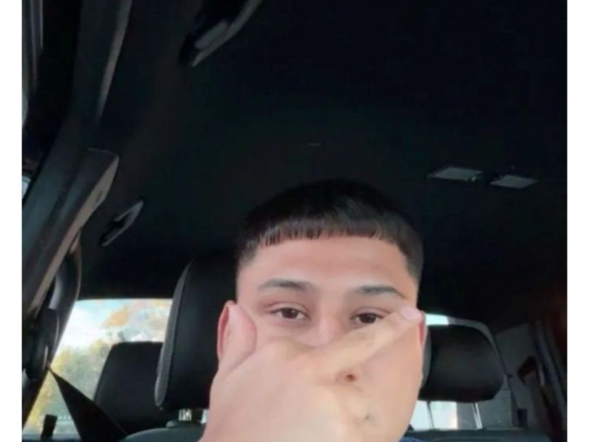 Selfie de Araneda al volante: la última imagen antes del choque