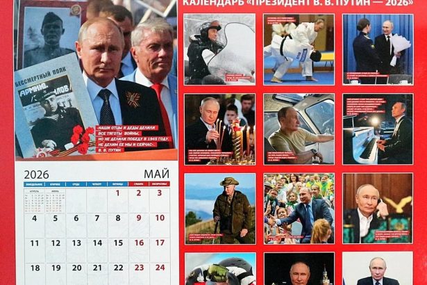Descubre el nuevo calendario de Putin: ‘Un hombre para cada estación