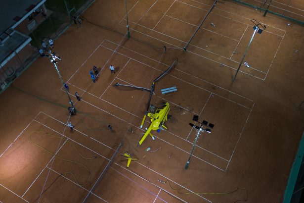 Helicóptero se estrella en cancha de tenis en Palermo: 3 heridos