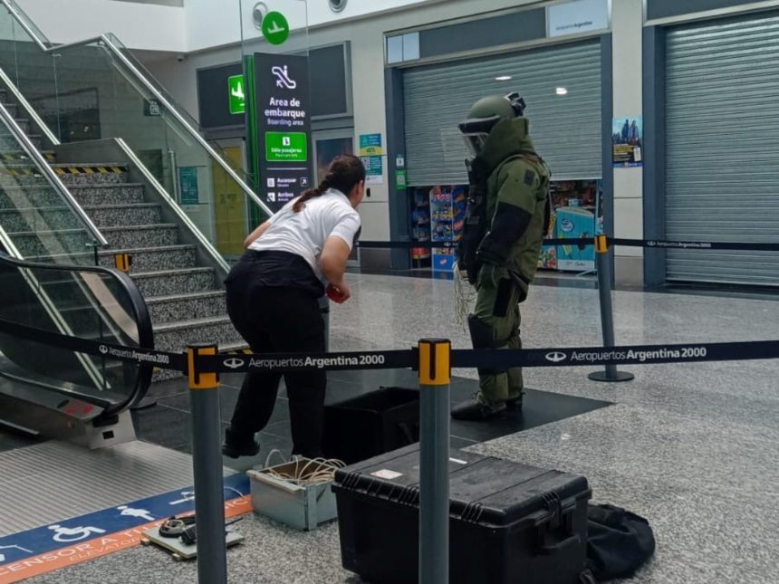 Alerta en Comodoro Rivadavia: Evacuación del aeropuerto por amenaza