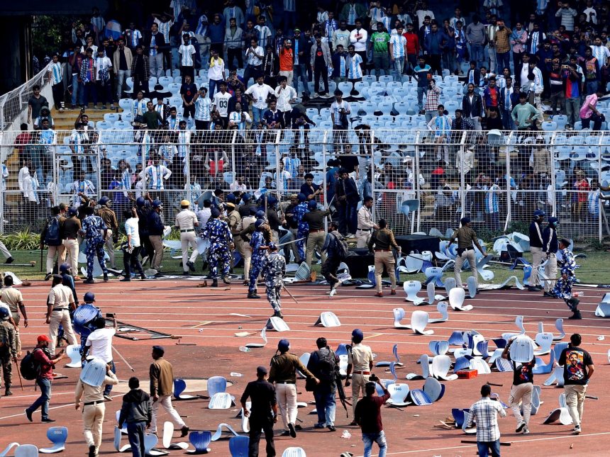 Messi en India: Caos y disturbios obligan a ‘La Pulga’ a irse