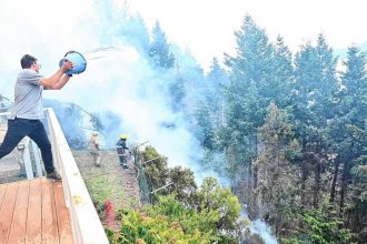 Chispas y Pastos Secos: La Amoladora que Provocó el Incendio en Bariloche