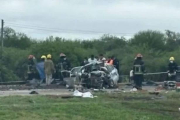 Impactante choque en Ruta 9: cinco muertos en Santiago del Estero