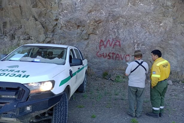 Camionero vandaliza roca en Nahuel Huapi: ¡Mira el impactante video!