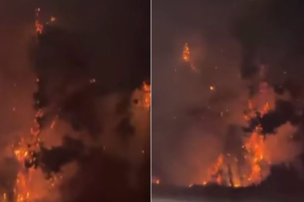 Impactante incendio en Ezeiza: trigo en llamas cerca del aeropuerto