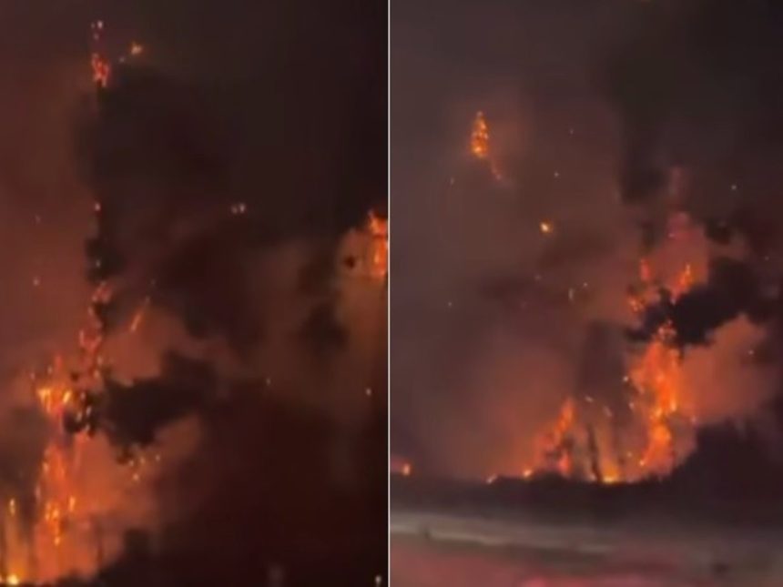 Impactante incendio en Ezeiza: trigo en llamas cerca del aeropuerto