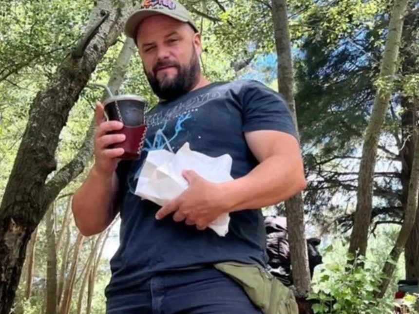 Valiente acción de ‘Manu’: el héroe de Lago Puelo en medio del fuego