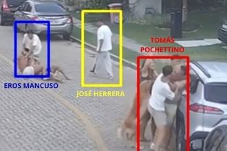 Impactante video: pelea de argentinos en Fortaleza durante Año Nuevo