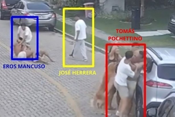 Impactante video: pelea de argentinos en Fortaleza durante Año Nuevo