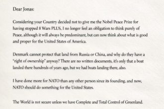 Trump y su carta a Noruega: ¿Por qué renuncia al Nobel de Paz?