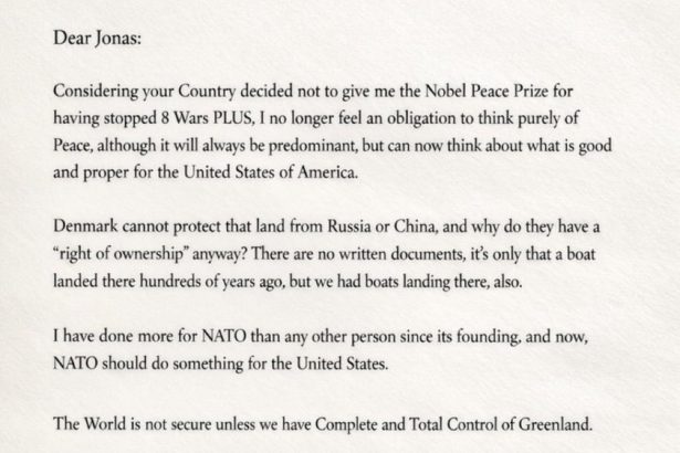 Trump y su carta a Noruega: ¿Por qué renuncia al Nobel de Paz?