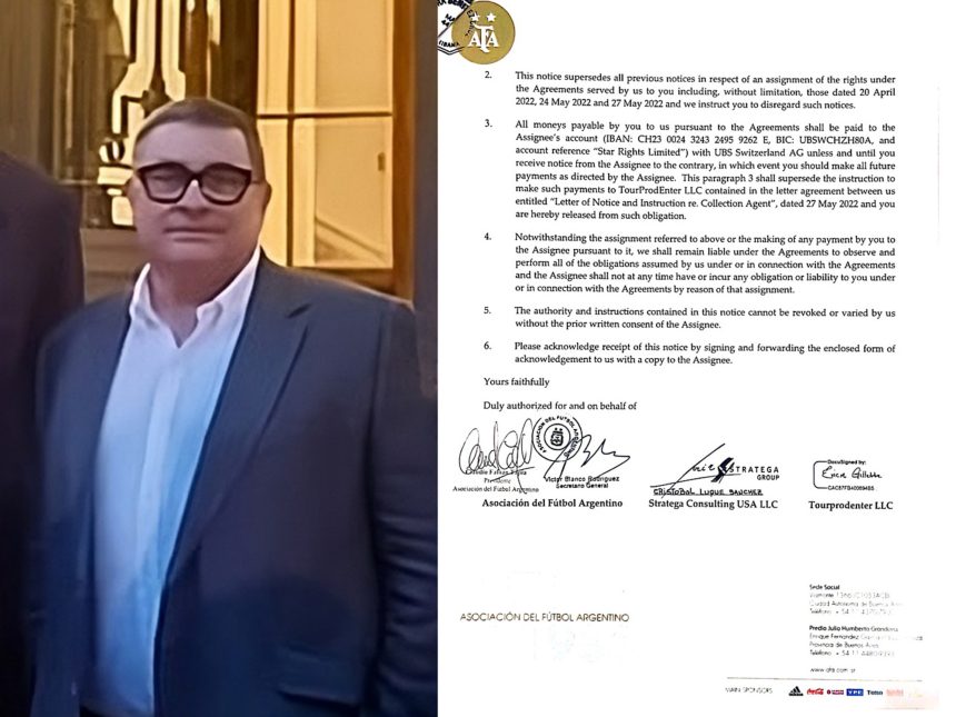 Escándalo en la AFA: Nuevos vínculos de Toviggino con Paraguay