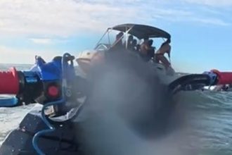 Heroicos argentinos en jet ski salvan a familia tras vuelco en Punta del Este