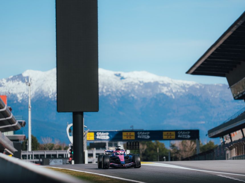 Franco Colapinto comparte su experiencia al probar el Alpine en Barcelona