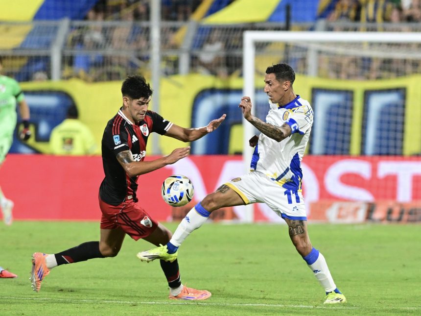 Di María brilla en un intenso duelo entre River y Rosario Central