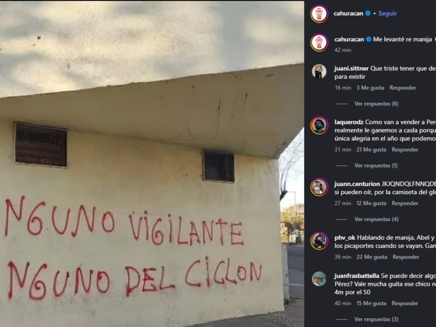 Huracán enciende el clásico: ‘Ninguno vigilante, ninguno del Ciclón