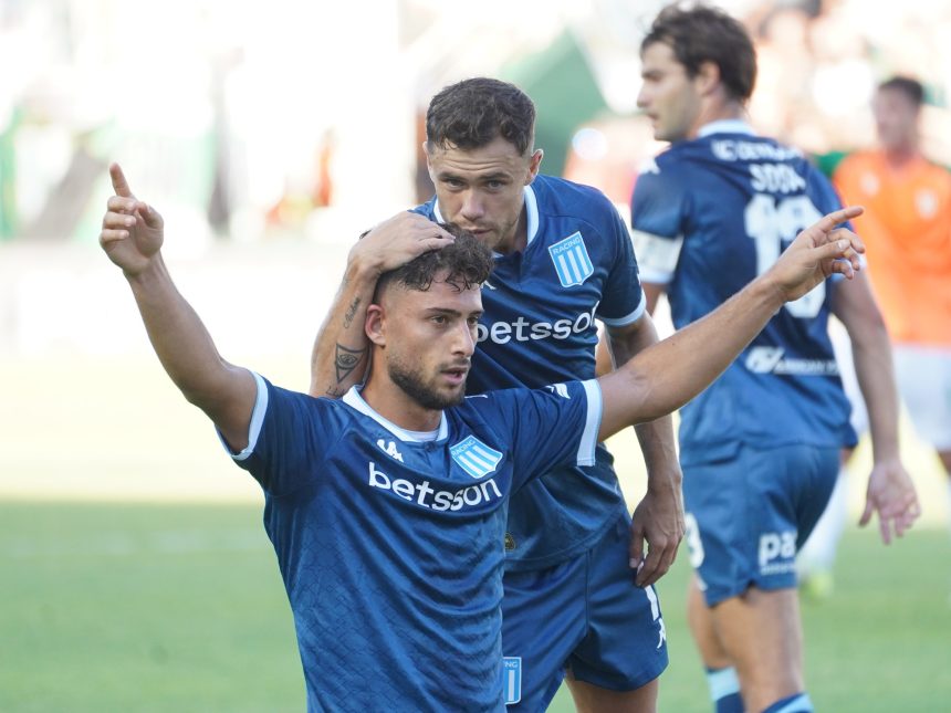 Racing supera el susto y vence a Banfield con gran efectividad