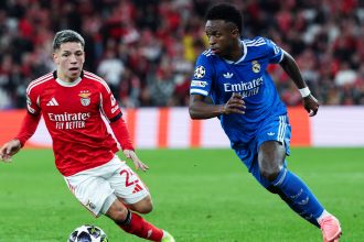 Escándalo en Champions: Vinicius acusa a Prestianni de racismo