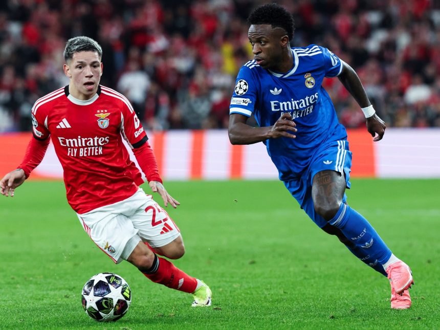 Escándalo en Champions: Vinicius acusa a Prestianni de racismo