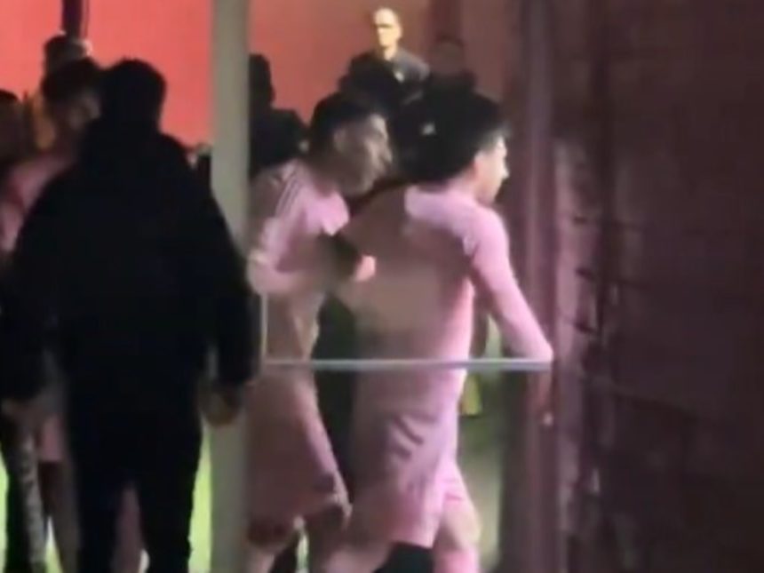 Messi furioso con el árbitro tras su debut en la MLS: ¡Luis Suárez interviene!