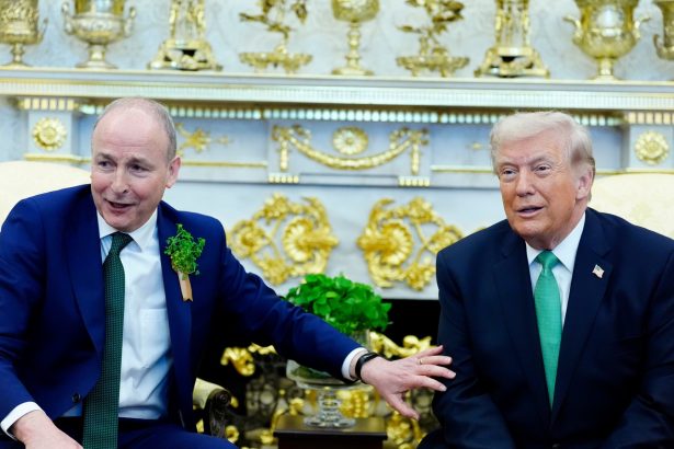 El tenso encuentro entre Trump y el primer ministro de Irlanda en el Oval