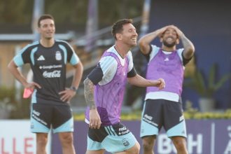 Entrenamiento de la Selección en Ezeiza: ¿Dudas para enfrentar a Mauritania?