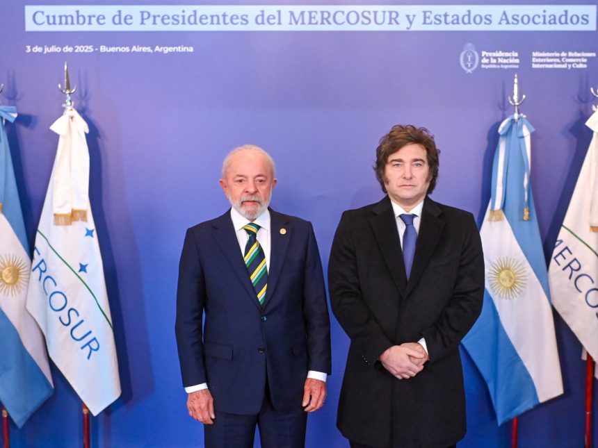 El Gobierno de Lula critica el pacto comercial Milei-Trump