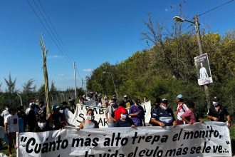 Protestas en Indio Cua: Vecinos critican obras del funcionario Adorni