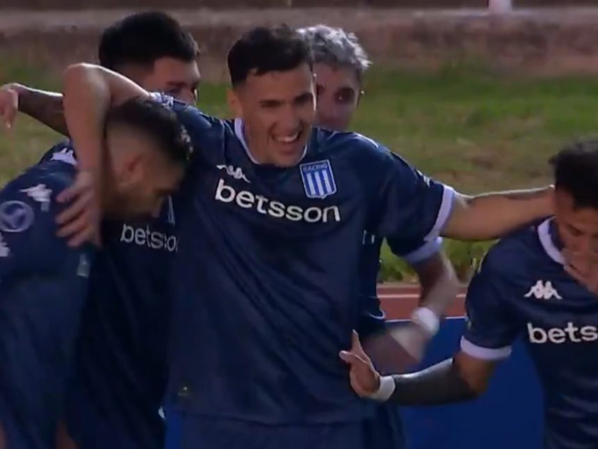 Racing brilla en la Sudamericana: triunfo agónico ante Independiente Petrolero