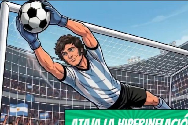 Milei: El Maradona de la Economía en un Video Animado Impactante
