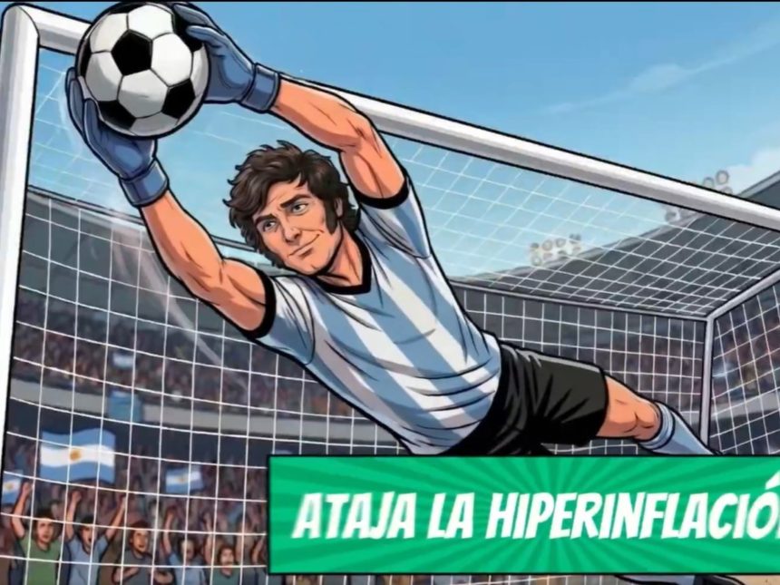 Milei: El Maradona de la Economía en un Video Animado Impactante