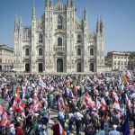 Extrema derecha europea en Milán: exigen deportación masiva de migrantes