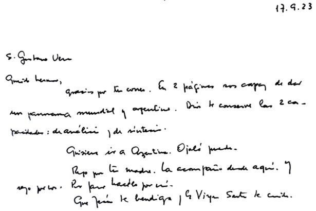 Reveladoras cartas del Papa Francisco: secretos sobre líderes argentinos