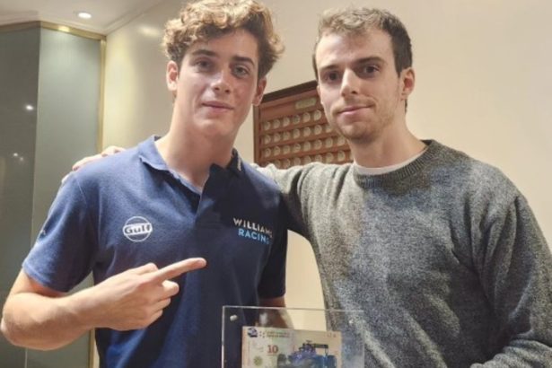 Transforma billetes de un dólar en arte: F1 y el sueño de Colapinto