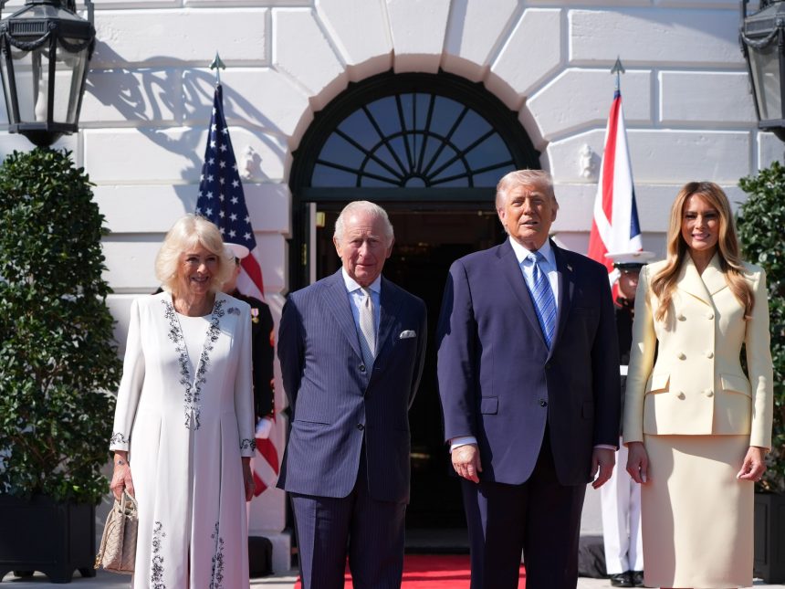 El Rey Carlos III en EE. UU.: Encuentro Real con Trump y Melania