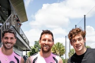 Franco Colapinto y su sueño cumplido: ¡foto con Messi en Miami!