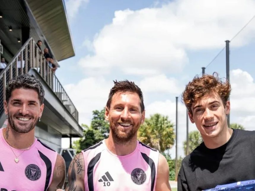 Franco Colapinto y su sueño cumplido: ¡foto con Messi en Miami!