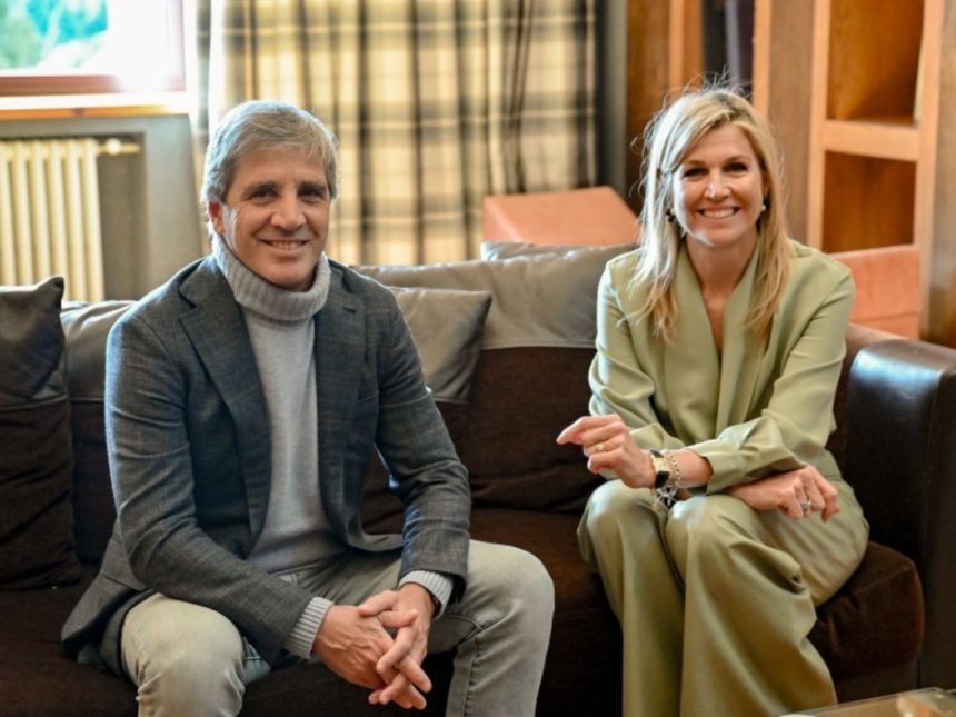 Luis Caputo y Máxima Zorreguieta: Encuentro en el Foro Llao Llao